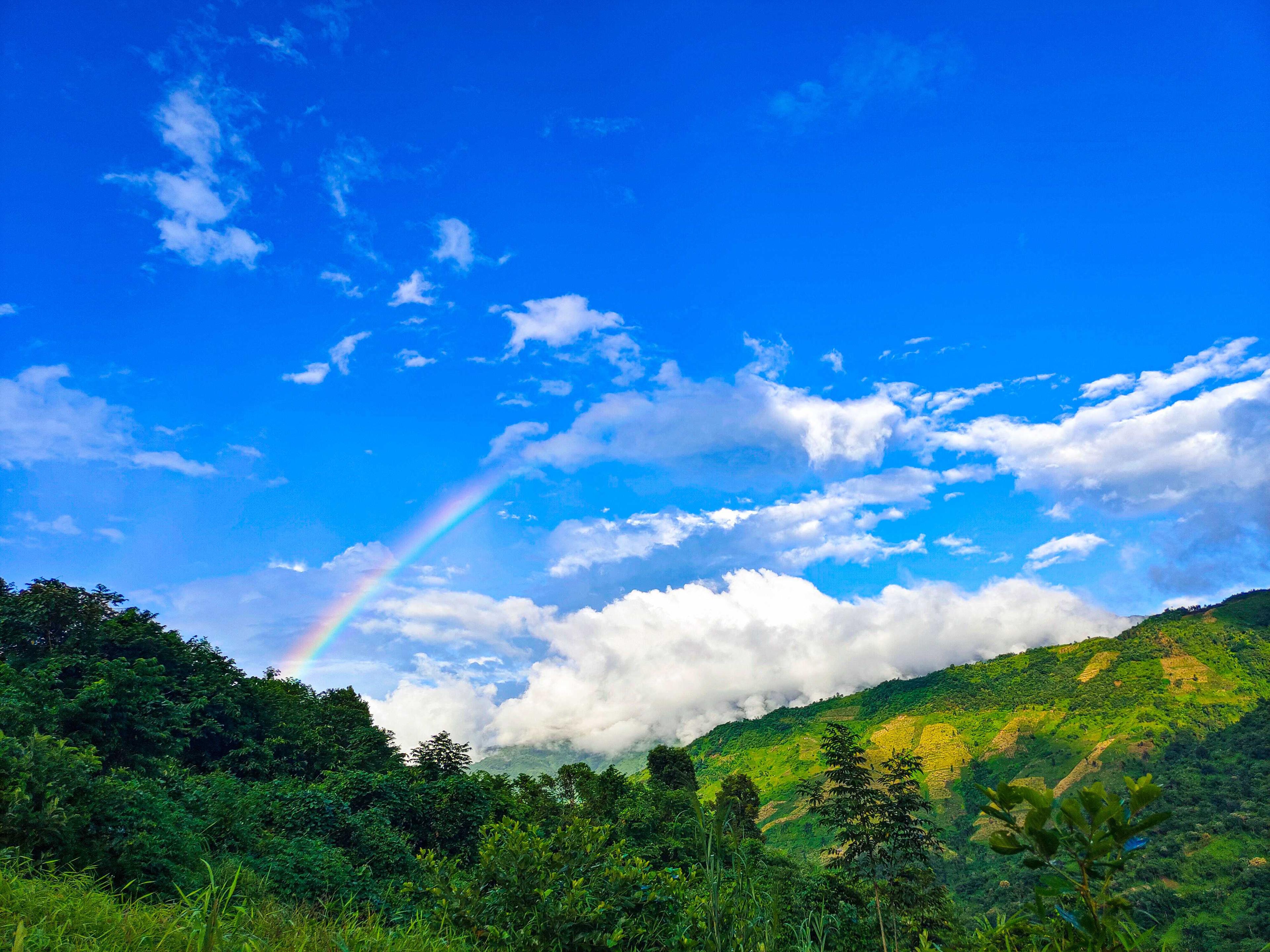 Ridge-to-valley landscape